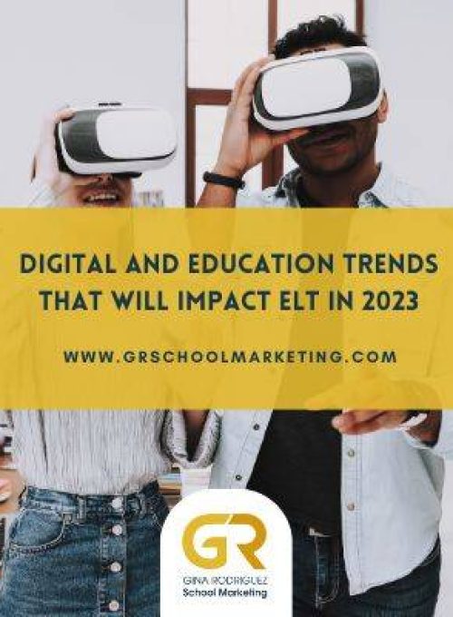 blog post cover of Digital and Education Trends that will impact ELT in 2023
